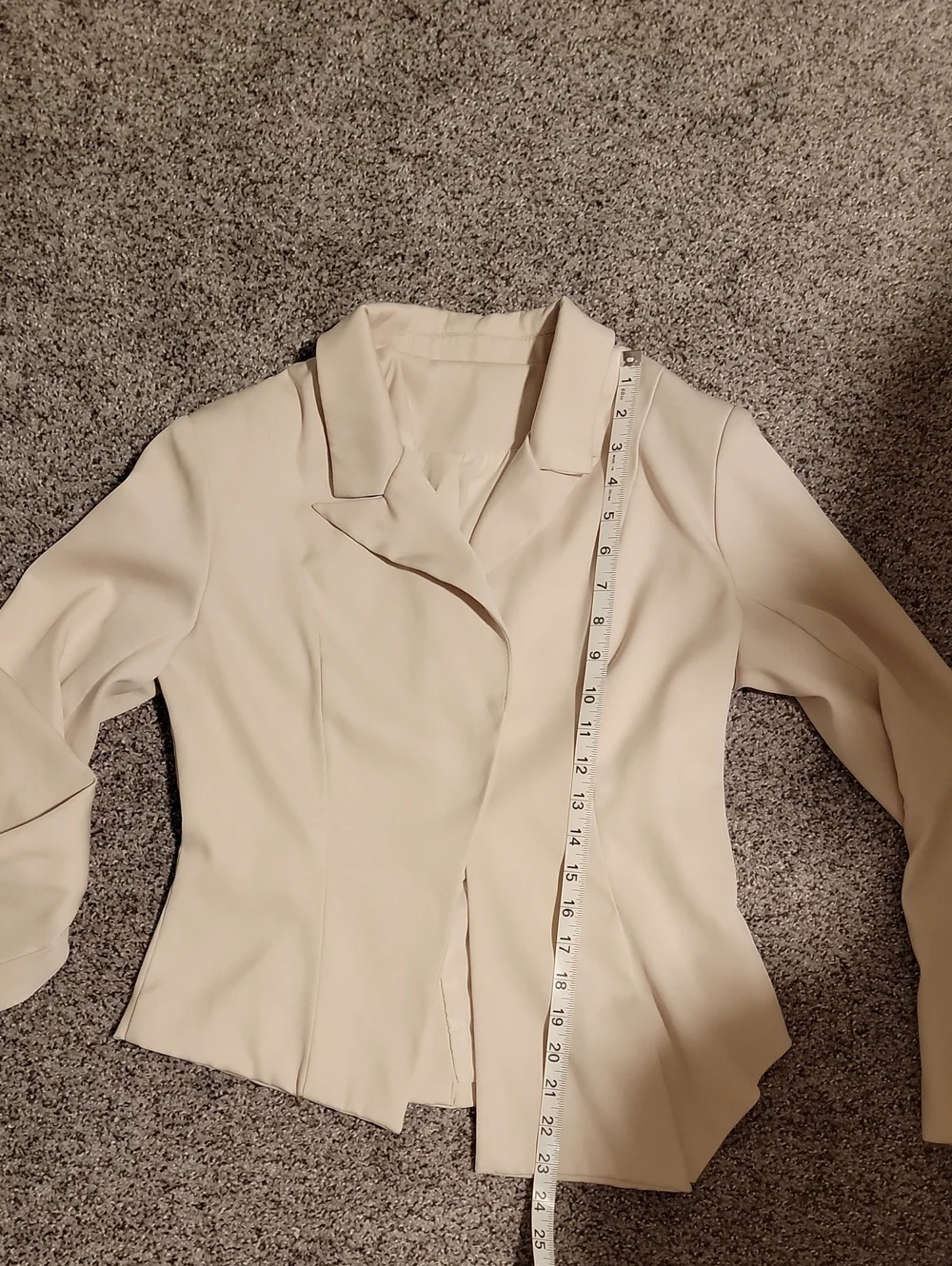 Women’s Cream Tailored Blazer Jacket